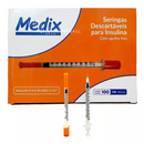 Seringa de Insulina 1ml Com Agulha 8x0,30mm 1un - Medix