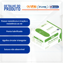 Fio De Sutura Nylon 5-0 Com Agulha Curva 20mm 24un - Medix