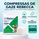 Compressa Gaze Não Esteril 7,5x7,5cm 13 Fios Pacote 500un - Rebecca America