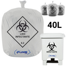 Saco de Lixo Hospitalar 40 Litros 100un - Dr. Luvas