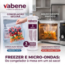 Saco Plástico Freezer Micro-ondas 3L 23x35cm 500un - Vabene