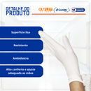 Luva de Látex Branca Com Pó 100un - Talge