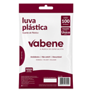 Luva Plástica Descartável Sem Pó 100un - Vabene