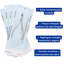Envelope Para Autoclave 9x23 cm 100un - Dr. Luvas