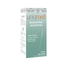 Agulha Para Acupuntura 0,25x40mm 100un - Uniqmed