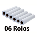 Lençol De Papel 100% Celulose 50cm x 50m 6 rolos - Nobre