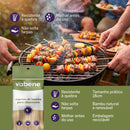 Espeto De Bambu Para Churrasco 18cm 50un - Vabene