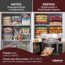 Saco Plástico Freezer Micro-Ondas 2L 18x35cm 100un - Vabene