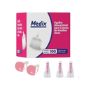 Agulha Descartável Para Caneta de Insulina 4x0,23mm 32G 100un - Medix