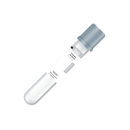 Tubo Coleta Vácuo Fluoreto de EDTA 4ml Tampa Cinza 13x75mm 100un - Medix