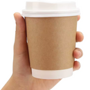 Copo De Papel Kraft Para Café 350ml 25un - Talge