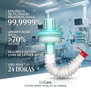 Filtro Respiratório HMEF Ventilação Mecânica 24h - Be Care