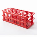 Estante Grade Para Tubos de Ensaio 40 Lugares 20-21mm Vermelha - Tera Medical