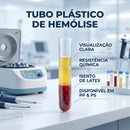 Tubo Plástico de Ensaio Sem Tampa 12x75mm PP 1000un - Tera Medical