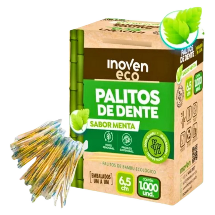 Palito De Dente Mentolado 1000un - Inoven