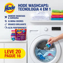Cápsula Lava Roupas Washcaps 20un - Hode