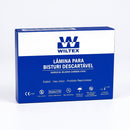 Lâmina Bisturi Descartável 100un - Wiltex