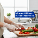 Luva Plástica Descartável Sem Pó 100un - Vabene