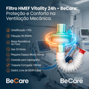 Filtro Respiratório HMEF Ventilação Mecânica 24h - Be Care