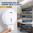 Dispenser Para Papel Higiênico Rolão 300/500m Branco - Nobre