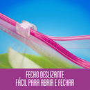 Saco Zip Fecho Slider 14,9 x 16,5cm 20un - Talge