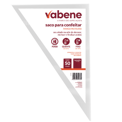 Saco de Confeiteiro Grande 38x27cm 50un - Vabene