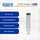 Seringa 60ml Luer Lock 25un - Medix