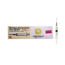 Seringa 3ml Bico Luer Slip Com Agulha 25x0,70 mm 100un - Descarpack