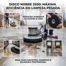 Disco de Limpeza 350mm Verde Para Enceradeira - Nobre