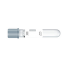 Tubo Coleta Vácuo Fluoreto de EDTA 4ml Tampa Cinza 13x75mm 100un - Medix