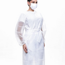 Avental Descartável Branco Manga Longa 20G 10un - Descarpack