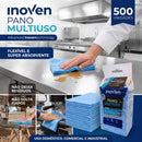 Pano Multiuso 15x20cm Azul 500un - Inoven