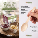 Colher Descartável De Madeira Para Sobremesa 200un - Vabene