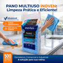 Pano Multiuso 15x20cm Azul 500un - Inoven