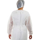 Avental Descartável Branco Manga Longa 30G 10un - Inoven