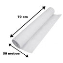 Lençol de Papel Branco 70 cm x 50 m 10 Rolos - Mandypel