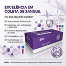 Scalp Para Coleta Múltipla à Vácuo 23G 50un - Medix