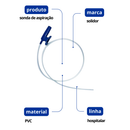 Sonda De Aspiração Sistema Com Válvula 8FR - Solidor