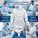 Avental Descartável Manga Longa Com Elástico  10un - Anadona