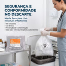 Saco de Lixo Infectante Branco 100L 100un - Medix