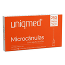 Microcanulas 50x0,50mm Com Agulha Auxiliar 23G 12un - Uniqmed