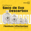 Saco de Lixo Infectante 30 Litros 100un - Descarbox