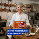 Luva Viniflex Rosa Sem Pó 100un - Vabene
