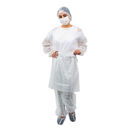 Avental Descartável Branco Manga Longa 40g 10un - Dejamaro