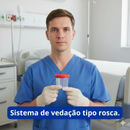 Coletor Estéril Sem Pá Tampa Vermelha 50ml - Labor Import