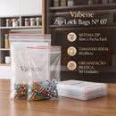 Saco Com Fecho Zip Lock Hermético N07 14x20cm 50un - Vabene