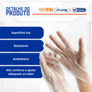 Luva de TPE Transparente Sem Pó 100un - Descarpack