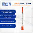 Seringa de Insulina 1ml com Agulha 13X4,5 mm 100un - Descarpack
