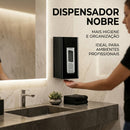 Dispenser Sabão E Álcool Com Reservatório Preto Street 800ml - Nobre