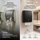 Dispenser Para Papel Toalha Interfolhas Preto - New Classsic Nobre